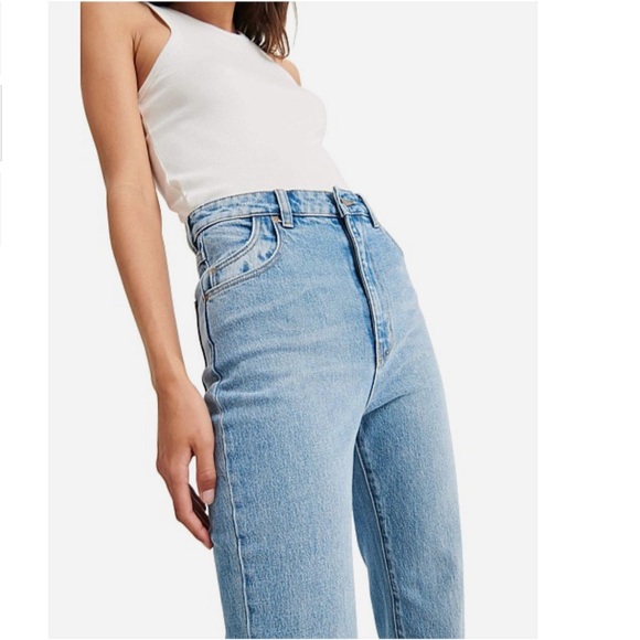 ROLLA'S Denim - WOMEN’S STYLISH ROLLAS DUSTERS SLIM BOOTCUT HIGH RISE JEANS IN BRAD BLUE EUC